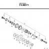 Shimano FH Free Hub - Freilaufnabe Ersatzteile FH-MX71 -2955