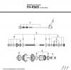 Shimano FH Free Hub - Freilaufnabe Ersatzteile FH-R505 -2626 Freehub (8/9/10-Speed)