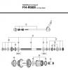 Shimano FH Free Hub - Freilaufnabe Ersatzteile FH-R505 -New Dustcap