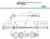 Shimano FH Free Hub - Freilaufnabe Ersatzteile FH-T400 SHIMANO NEXAVE Kassettennabe (Klemmrollenfreilauf) 8-fach
