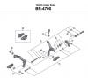 Shimano BR Brake - Bremse Ersatzteile BR-4700 -3865A