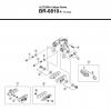 Shimano BR Brake - Bremse Ersatzteile BR-6810-R -3601 ULTEGRA Caliper Brake