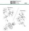 Shimano BR Brake - Bremse Ersatzteile BR-C501 2004 SHIMANO NEXAVE Scheibenbremse