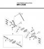 Shimano BR Brake - Bremse Ersatzteile BR-CX50 -3222A  CYCLOCROSS Cantilever Brake