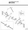 Shimano BR Brake - Bremse Ersatzteile BR-CX70 -3223 CYCLOCROSS Cantilever Brake