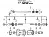 Shimano FH Free Hub - Freilaufnabe Ersatzteile FH-M950 Shimano XTR 8-fach