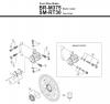 Shimano BR Brake - Bremse Ersatzteile BR-M375 -F -3229