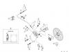 Shimano BR Brake - Bremse Ersatzteile BR-M446-R-3227 Rear Disc Brake