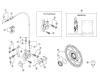 Shimano BR Brake - Bremse Ersatzteile BR-M485-F-2734 Front Disc Brake