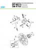 Shimano BR Brake - Bremse Ersatzteile BR-M515-M, 2001 SHIMANO DEORE Vorderradscheibenbremse