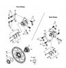 Shimano BR Brake - Bremse Ersatzteile BR-M545-2555A Brake Caliper Disc Brake