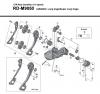 Shimano RD Rear Derailleur - Schaltwerk Ersatzteile RD-M9050- 3817