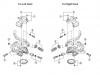 Shimano ST Rapidfire- Schaltbremshebel Ersatzteile ST-M310-8R2-3258 Rapidfire Plus Lever (2-Finger / For V-BRAKE)