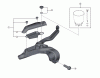 Shimano BL Brake Lever - Bremshebel Ersatzteile BL-M355-3812