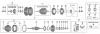 Shimano SG Getriebenabe /Nabenschaltung Ersatzteile SG-C6061-8R-8V-4112 NEXUS 8-Gang Nabenschaltung
