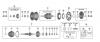 Shimano SG Getriebenabe /Nabenschaltung Ersatzteile SG-C7050-5R-5V-4455B NEXUS 5-Gang E-Bike Dedicated DI2 Nabenschaltung
