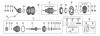 Shimano SG Getriebenabe /Nabenschaltung Ersatzteile SG-C7050-5C-4453B  NEXUS 5-Ganng E-Bike Dedicated DI2 Nabenschaltung