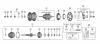 Shimano SG Getriebenabe /Nabenschaltung Ersatzteile SG-C7000-5D (-4450B) Shimano NEXUS 5-speed E-Bike Dedicated Mechanical Internal Hub