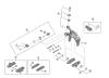 Shimano BR Brake - Bremse Ersatzteile BR-R9110-F DURA-ACE Caliper Brake