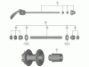 Shimano FH Free Hub - Freilaufnabe Ersatzteile FH-TX506 Hinterradnabe