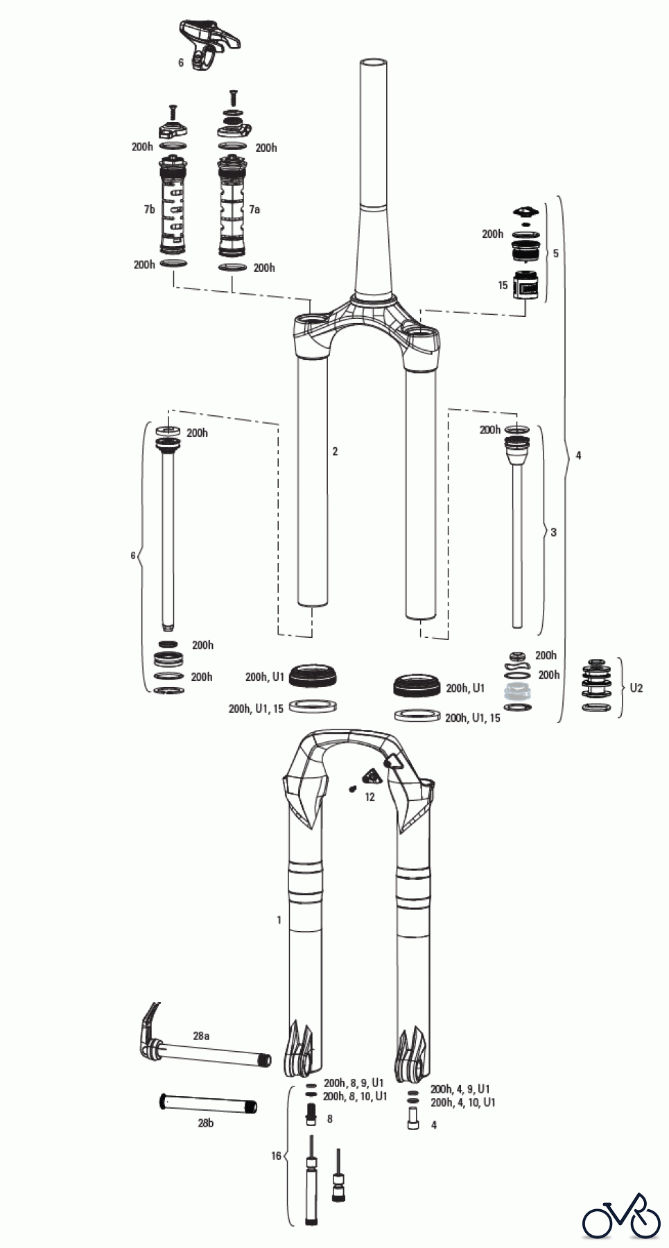  Sram RockShox REBA-15 Boost - A7-A8 (2018-2025)
