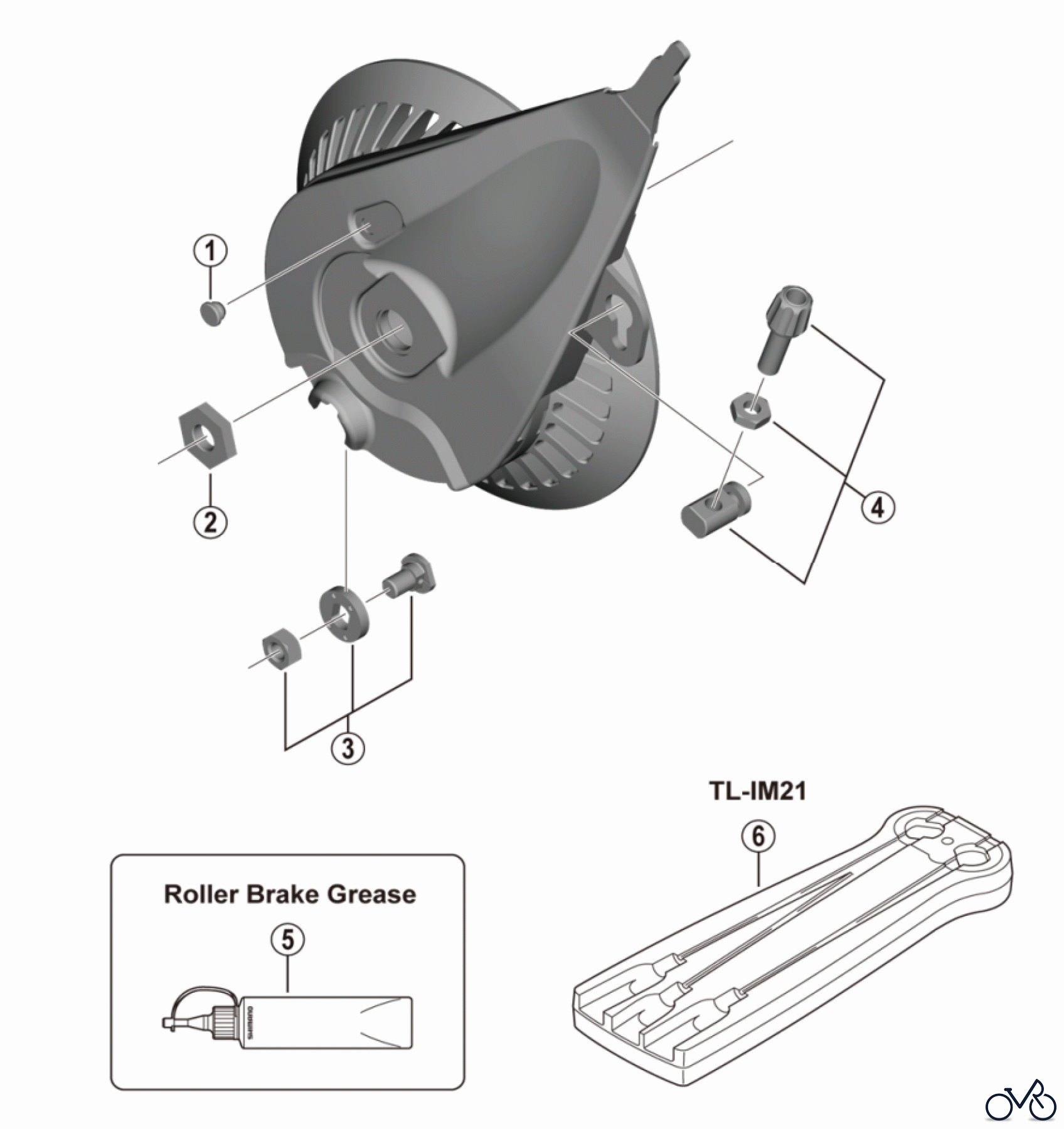 Shimano BR Brake - Bremse BR-C6050-F (-4878)  NEXUS Roller Brake