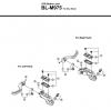 Shimano BL Brake Lever - Bremshebel Ersatzteile BL-M975