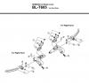 Shimano BL Brake Lever - Bremshebel Ersatzteile BL-T605-2865
