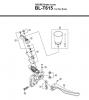 Shimano BL Brake Lever - Bremshebel Ersatzteile BL-T615-3499