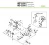 Shimano RD Rear Derailleur - Schaltwerk Ersatzteile RD-3300-011R-012R-220179