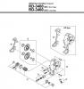 Shimano RD Rear Derailleur - Schaltwerk Ersatzteile RD-3400-12754
