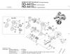 Shimano RD Rear Derailleur - Schaltwerk Ersatzteile RD-A410-95