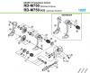 Shimano RD Rear Derailleur - Schaltwerk Ersatzteile RD-M750-99