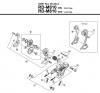 Shimano RD Rear Derailleur - Schaltwerk Ersatzteile RD-M810-2830C