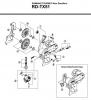 Shimano RD Rear Derailleur - Schaltwerk Ersatzteile RD-TX51-2757