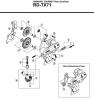 Shimano RD Rear Derailleur - Schaltwerk Ersatzteile RD-TX71-2763A