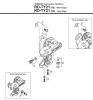 Shimano RD Rear Derailleur - Schaltwerk Ersatzteile RD-TY21-3445