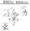 Shimano RD Rear Derailleur - Schaltwerk Ersatzteile RD-TY21-A-3445A