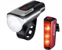 Fahrradzubehör AKKU-LEUCHTENSET SIGMA AURA 80 USB + BLAZE