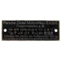 Classic Parts Typenschild