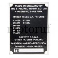 Classic Parts Typenschild