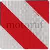 Landtechnik Original GRANIT Ladungssicherung und Zubehör Warntafel / Parkwarntafel retroreflektierend rot/weiß Signalfolie Typ 3 mit allgemeiner Bauartgenehmigung K403, Typ B, verzinktes Stahlblech