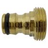 Garten und Forst Gartenschläuche und Zubehör Messing-Klicksystem Premium Gartengeräte Ersatzteile Stecker mit Außengewinde