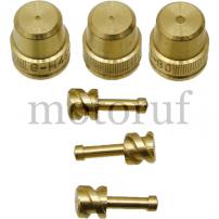 Garten und Forst Hohlkegeldüsen, 2 x Ø 1 mm, 1 x Ø 2 mm