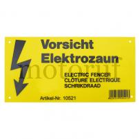 Landtechnik Warnschild