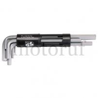 Landtechnik CLASSIC 3 in 1 Innensechskant-Winkelstiftschlüssel-Satz, 8-tlg., 5/64"-3/8"
