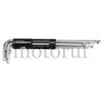 Werkzeug CLASSIC 3 in 1 Kugelkopf-Innensechskant-Winkelstiftschlüssel-Satz, extra lang, 8-tlg., 2-10mm