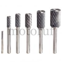 Werkzeug HM Zylinder-Frässtift Form A mit Stirnverzahnung, 6mm