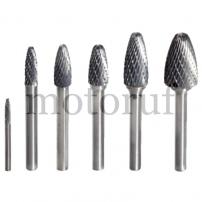 Werkzeug HM Rundbogen-Frässtift Form F, 10mm