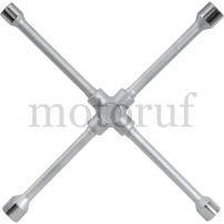 Landtechnik Kreuzschlüssel für PKW, 1/2"x17x19x22mm